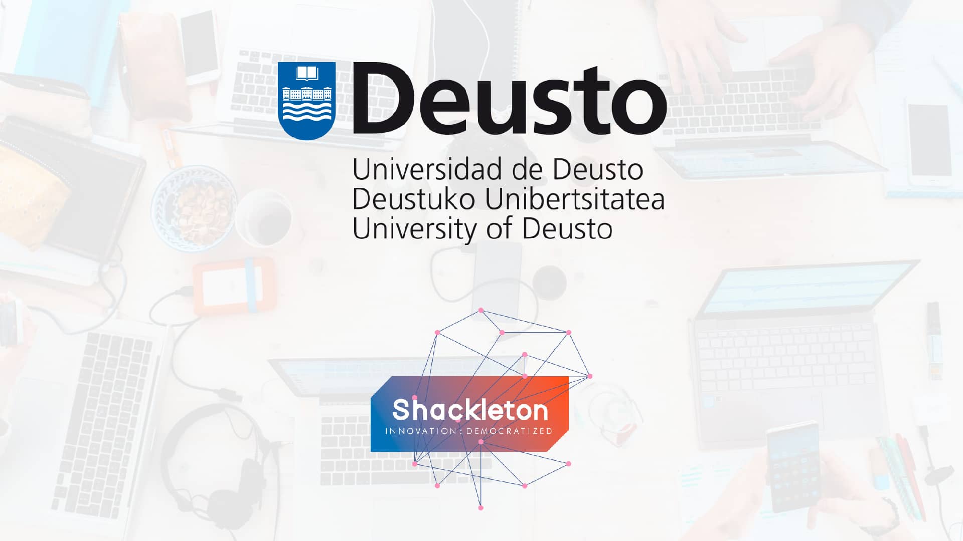 Logotipos Universidad de Deusto y Shackleton